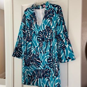 Lilly Pulitzer long sleeve zebra dress